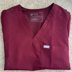 FIGS v neck scrub top